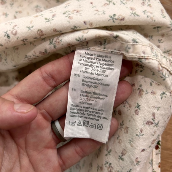 J. Crew Mercantile Men’s Slim Fit Button Down Floral Shirt - Size Small - Picture 3 of 6